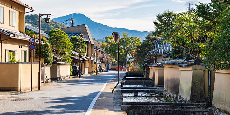 有名な上賀茂神社周辺の社家町